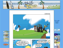 Tablet Screenshot of blueandblond.com
